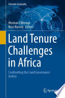 Land Tenure Challenges in Africa : Confronting the Land Governance Deficit /