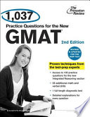 1,037 practice questions for the new GMAT /