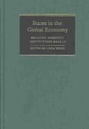 States in the global economy : bringing domestic institutions back in /