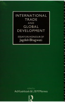 International trade and global development : essays in honour of Jagdish Bhagwati /