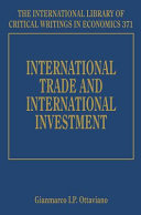 International trade and international investment /