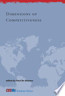 Dimensions of competitiveness /