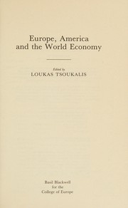 Europe, America, and the world economy /