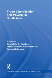Trade liberalisation and poverty in South Asia /