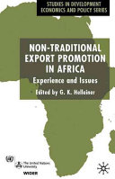 Non-traditional export promotion in Africa : experience and issues /