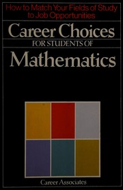 Career choices for students of mathematics /