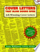 Cover letters that blow doors open /