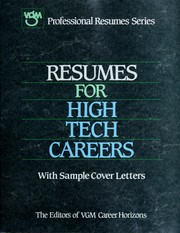 Resumes for high tech careers /