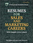 Resumes for sales and marketing careers /