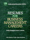 Resumes for business management careers /