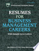 Resumes for business management careers /