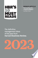 HBR's 10 must reads 2023 /