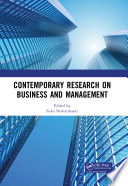 Contemporary research on business and management : proceedings of the International Seminar of Contemporary Research on Business and Management (ISCRBM 2019), 27-29 November, 2019, Jakarta, Indonesia /