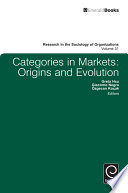 Categories in markets : origins and evolution /