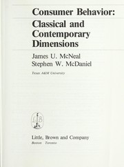 Consumer behavior, classical and contemporary dimension /