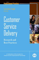 Customer service delivery : research and best practices /