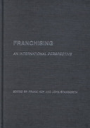 Franchising : an international perspective /