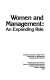 Women and management : an expanding role /
