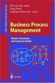 Business process management : models, techniques, and empirical studies /