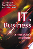 IT in business : a manager's casebook /