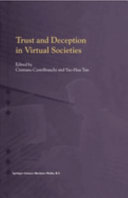 Trust and deception in virtual societies /