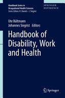 Handbook of disability, work and health /