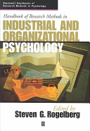Handbook of research methods in industrial and organizational psychology /