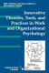 Innovative theories, tools, and practices in work and organizational psychology /
