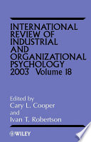 International review of industrial and organizational psychology, 2003.