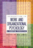 Introduction to work and organizational psychology : [a European perspective] /
