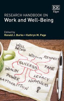 Research handbook on work and well-being /