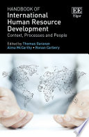 Handbook of international human resource development : context, processes and people /