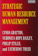 Strategic human resource management : corporate rhetoric and human reality /