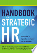 Handbook for strategic HR : best practices in organizational development from the OD network /