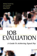 Job evaluation : a guide to achieving equal pay /