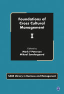 Foundations of cross cultural management /