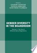 Gender diversity in the boardroom.