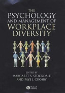 The psychology and management of workplace diversity /