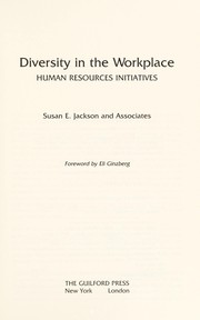 Diversity in the workplace : human resources initiatives /