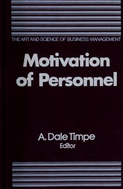 Motivation of personnel /