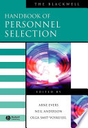 The Blackwell handbook of personnel selection /