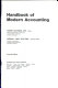 Handbook of modern accounting /