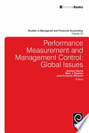 Performance measurement and management control : global issues /