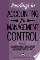 Readings in accounting for management control /