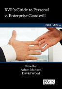 BVR's guide to personal v. enterprise goodwill /
