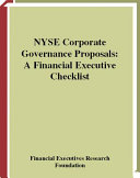 NYSE corporate governance proposals : a financial executive checklist.