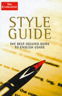 The Economist style guide.