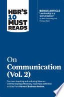 HBR's 10 must reads on communication.