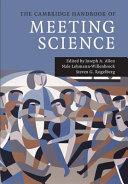 The Cambridge handbook of meeting science /