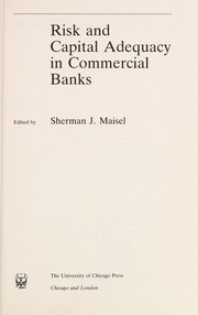 Risk and capital adequacy in commercial banks /